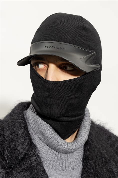 grey givenchy hat|Givenchy balaclava.